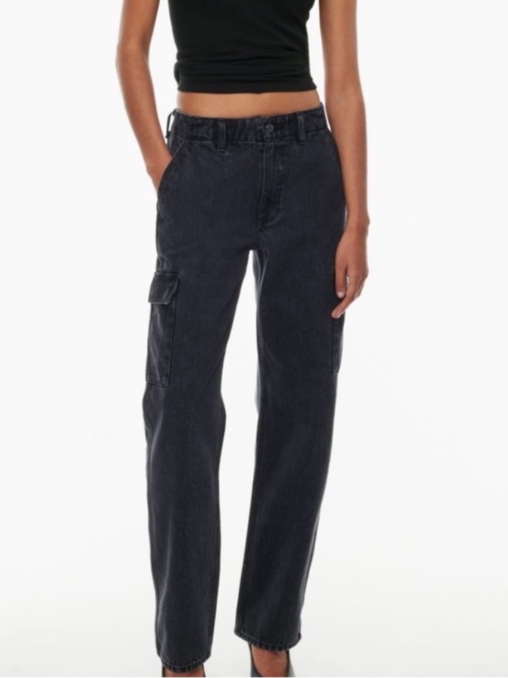 Denim Forum “The ’90s Edie Lo-Rise Cargo” Size 27